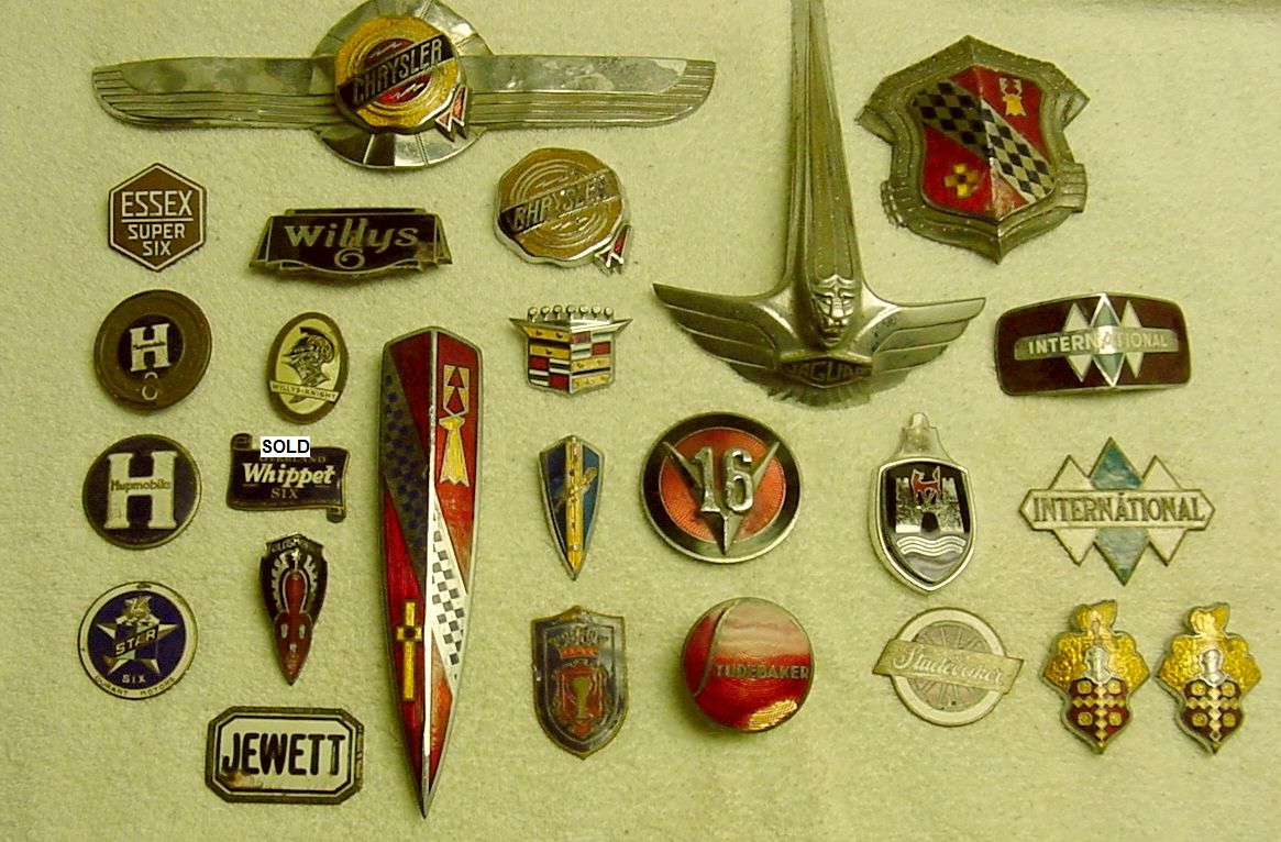 Unrestored emblems in stock